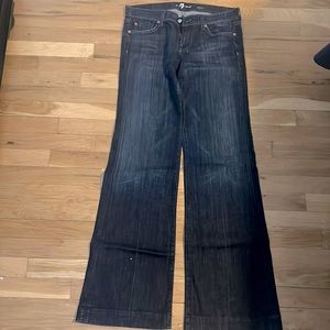 7 for all mankind dojo jeans. Wide leg. Size 29.